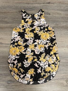 Wilfred Black Floral Sleeveless top - XXS